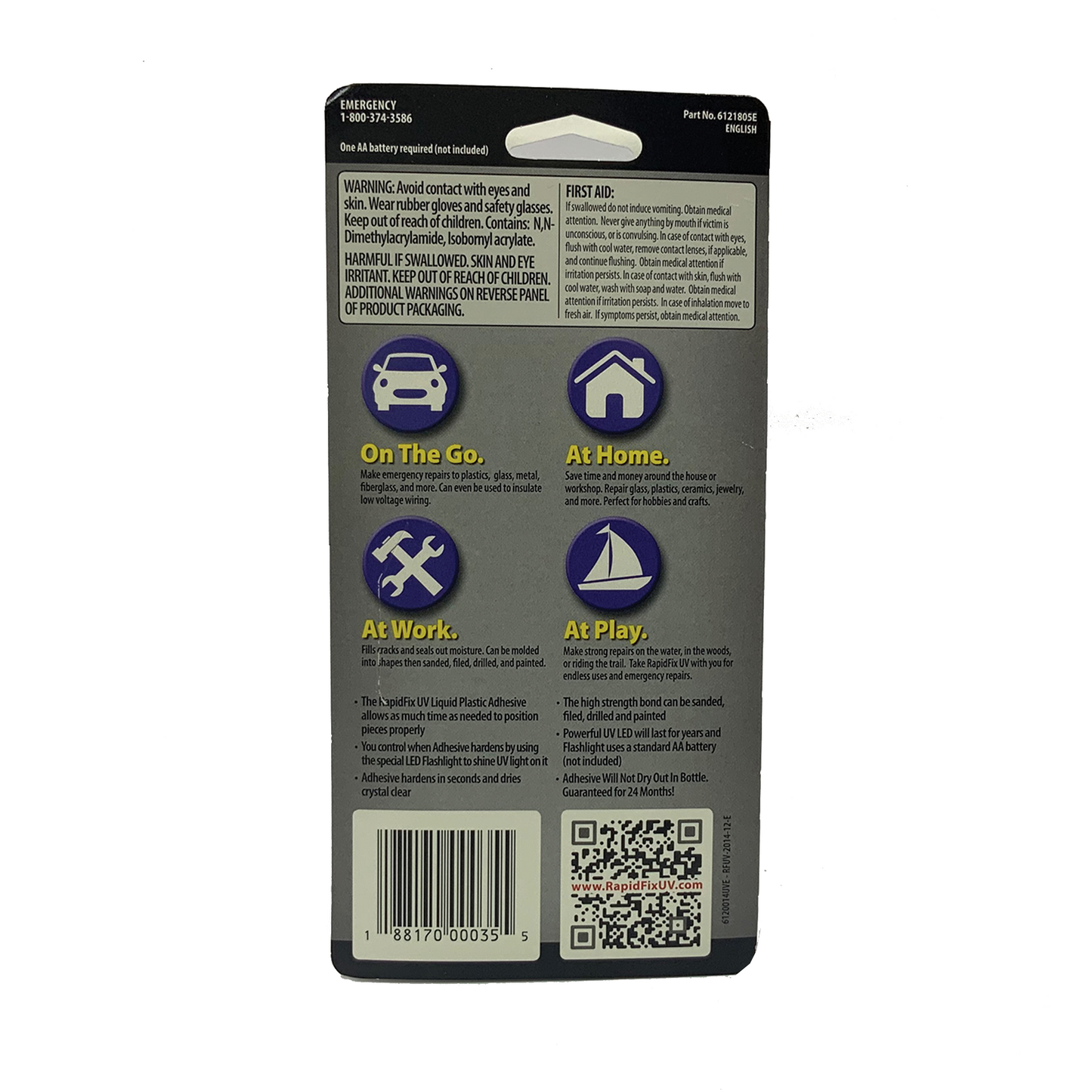 RapidFix UV膠水連UV 電筒